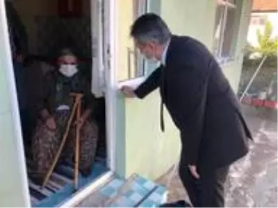 Kaymakam Taşçı engelli ve yaşlıları yalnız bırakmıyor Kaymakam Taşçı engelli ve yaşlıları yalnız bırakmıyor