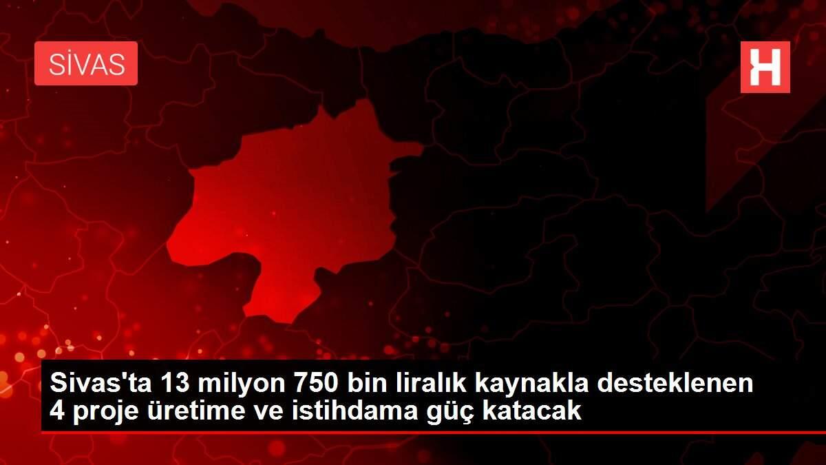 Sivas'ta 13 milyon 750 bin liralık kaynakla desteklenen 4 proje üretime ve istihdama güç katacak Sivas'ta 13 milyon 750 bin liralık kaynakla desteklenen 4 proje üretime ve istihdama güç katacak