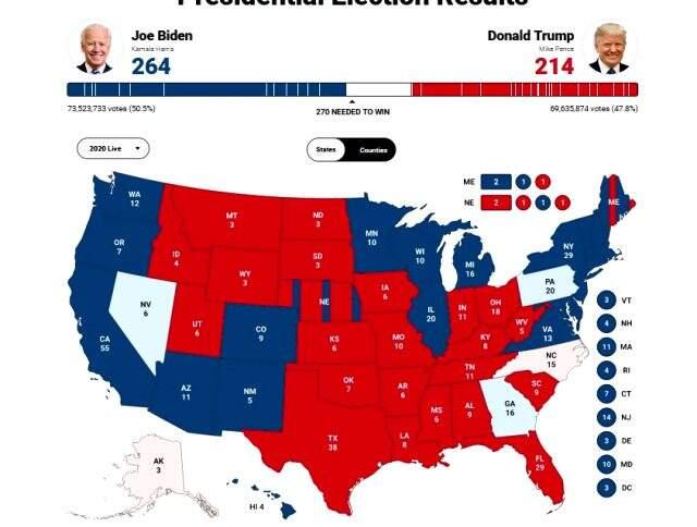 Son Dakika: Biden'ın az farkla önde olduğu Georgia'da oylar yeniden sayılacak