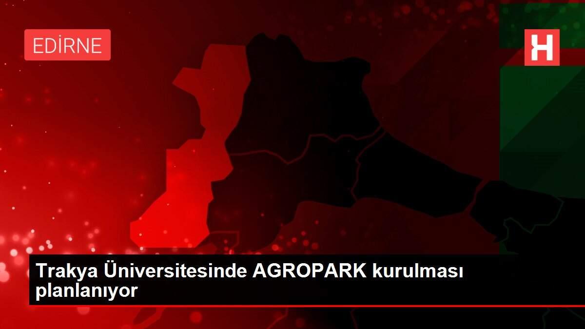 Trakya Üniversitesinde AGROPARK kurulması planlanıyor Trakya Üniversitesinde AGROPARK kurulması planlanıyor
