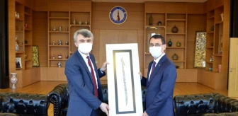 Türkmenistan Ankara Büyükelçisi Amanlıyev'den DPÜ'ye ziyaret