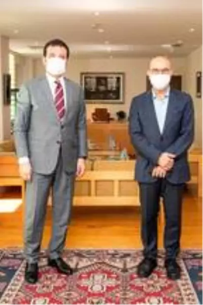 İmamoğlu'ndan Soyer'e geçmiş olsun ziyareti - 1 İmamoğlu'ndan Soyer'e geçmiş olsun ziyareti - 1