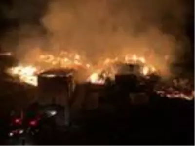 Kastamonu'nun Tepeharman köyünde korkutan yangın: 1 cami ve 10 ev yandı (2)- Yeniden