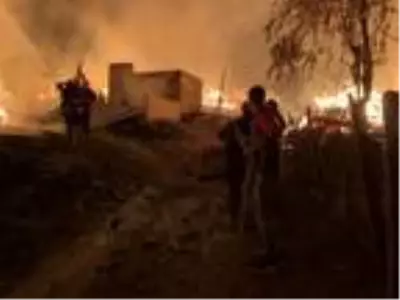 Kastamonu'nun Tepeharman köyünde korkutan yangın: 1 cami ve 10 ev yandı (2)- Yeniden