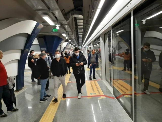 Mecidiyeköy-Mahmutbey Metrosu'nda günlük yolcu sayisi 80 bine ulasti