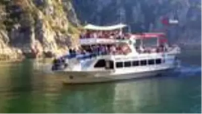'Şahinkaya Kanyonu'nda ziyaretçilere sürpriz