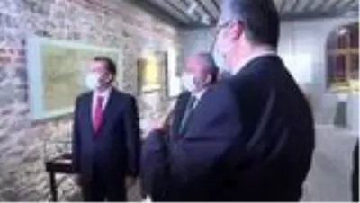 TBMM Başkanı Şentop, 'Kültür ve Sanat Hayatımızda Ebüzziya Ailesi' sergisini ziyaret etti TBMM Başkanı Şentop, 'Kültür ve Sanat Hayatımızda Ebüzziya Ailesi' sergisini ziyaret etti