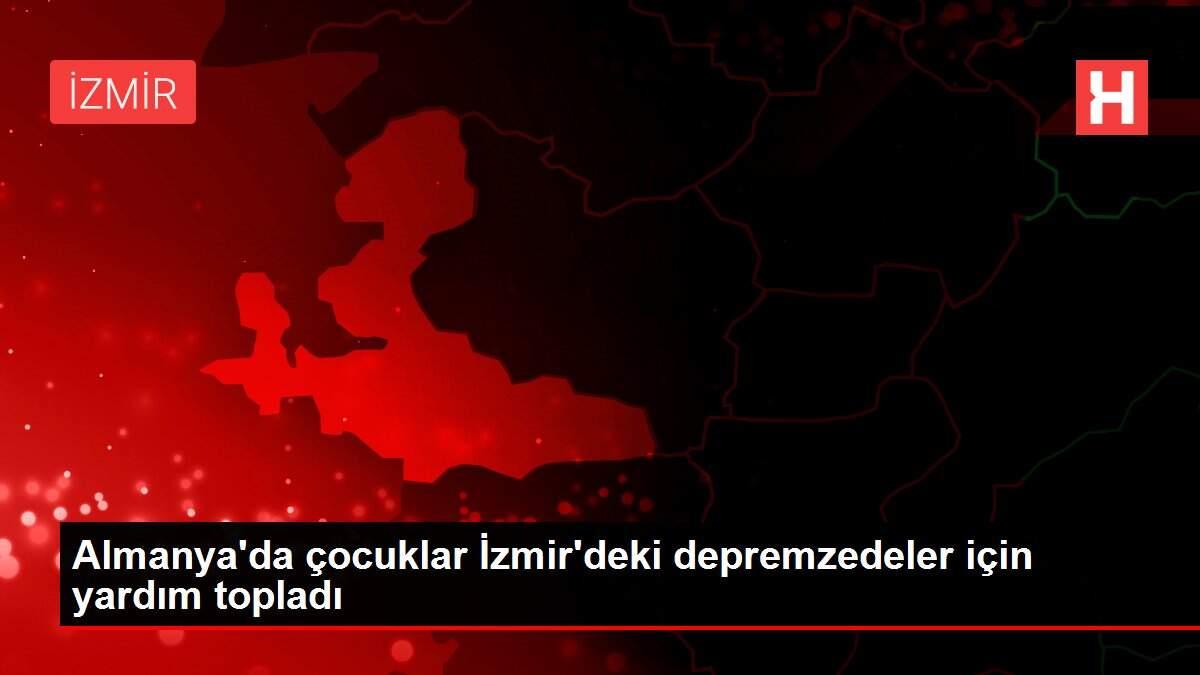 Almanya'da çocuklar İzmir'deki depremzedeler için yardım topladı Almanya'da çocuklar İzmir'deki depremzedeler için yardım topladı