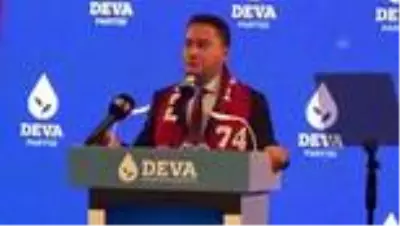 DEVA Partisi Genel Başkanı Babacan, partisinin Bartın kongresine katıldı DEVA Partisi Genel Başkanı Babacan, partisinin Bartın kongresine katıldı