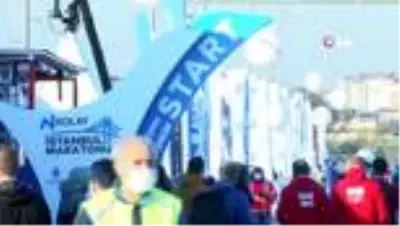 N Kolay 42. İstanbul Maratonu başladı (Köprü detayları) N Kolay 42. İstanbul Maratonu başladı (Köprü detayları)