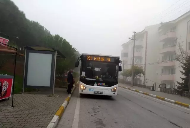 Balıkesir'de yoğun sis etkili oluyor