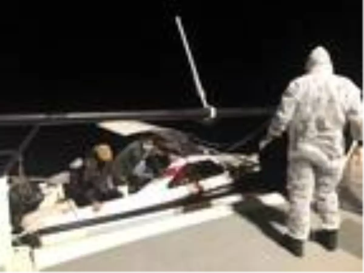 Bodrum'da 8 kaçak göçmen kurtarıldı