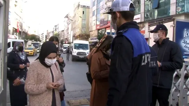 Esenler Dörtyol Meydani'nda HES kodu uygulamasi