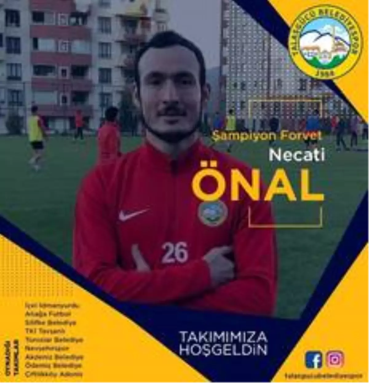 Son dakika haberi | Talasgücü Belediyespor'a yeni golcü