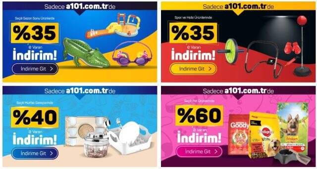 A101, 9-12 Kasım indirimli ürünler kataloğunu yayınladı