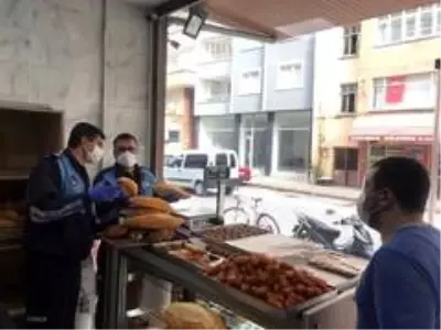Bafra'da fırınlarda gramaj denetimi Bafra'da fırınlarda gramaj denetimi