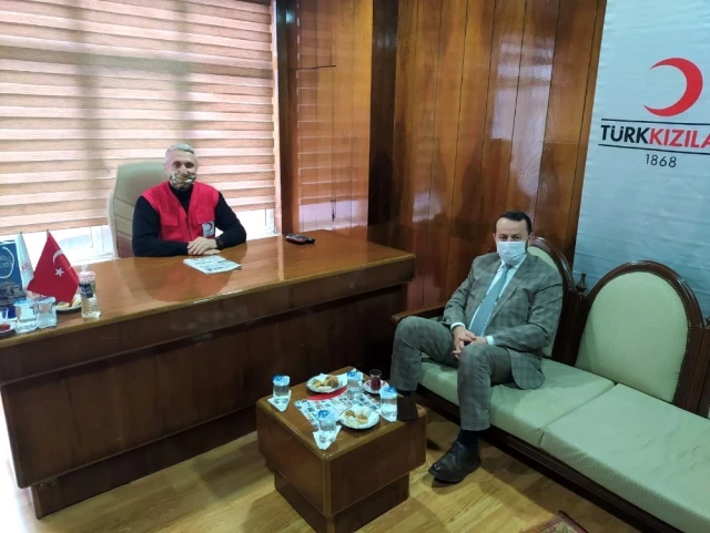 Kızılay Başkanı Ciğer, Müftü Kütükçü'ye teşekkür etti Haberler