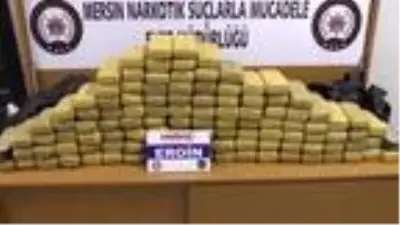 Mersin'de 59 kilo eroin ele geçirildi Mersin'de 59 kilo eroin ele geçirildi