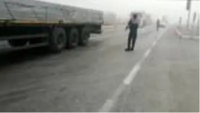 Meydana gelen zincirleme trafik kazasında 7 araçta hasar oluştu