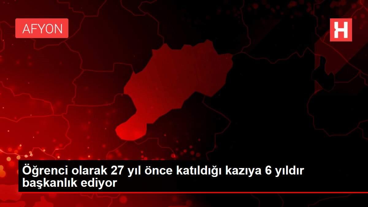 Öğrenci olarak 27 yıl önce katıldığı kazıya 6 yıldır başkanlık ediyor Öğrenci olarak 27 yıl önce katıldığı kazıya 6 yıldır başkanlık ediyor