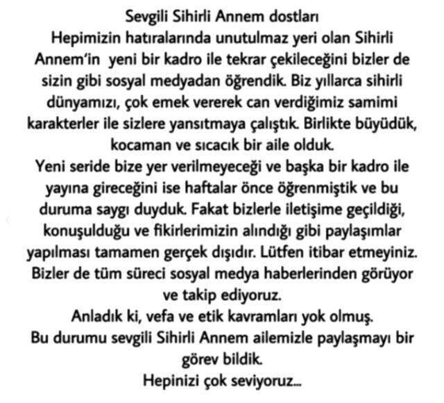Sihirli Annem tekrar mı çekiliyor? Betüş peri kim olacak? Dudu peri kim olacak? İnci Türkay kadroda var mı?