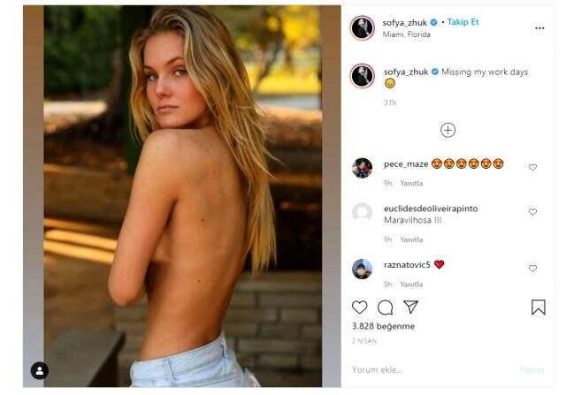 Tenisi bırakıp modellik yapan Sofya Zhuk, hakaret dolu mesajlara tepkili: Anlayamıyorum Tenisi bırakıp modellik yapan Sofya Zhuk, hakaret dolu mesajlara tepkili: Anlayamıyorum