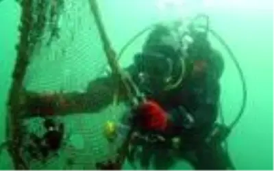 Çanakkale Boğazı hayalet ağlardan kurtarıldı Çanakkale Boğazı hayalet ağlardan kurtarıldı