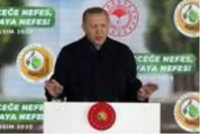 Erdoğan: 'Her yıl 12 milyon yavrumuzun kendi fidanlarını yetiştirmesini sağlayacağız' Erdoğan: 'Her yıl 12 milyon yavrumuzun kendi fidanlarını yetiştirmesini sağlayacağız'