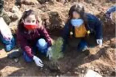 Eskişehir?de 88 bin fidan toprakla buluştu Eskişehir?de 88 bin fidan toprakla buluştu