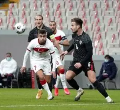 Türkiye hazırlık maçında Hırvatistan ile 3-3 berabere kaldı