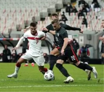 Türkiye hazırlık maçında Hırvatistan ile 3-3 berabere kaldı