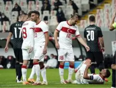 Türkiye hazırlık maçında Hırvatistan ile 3-3 berabere kaldı