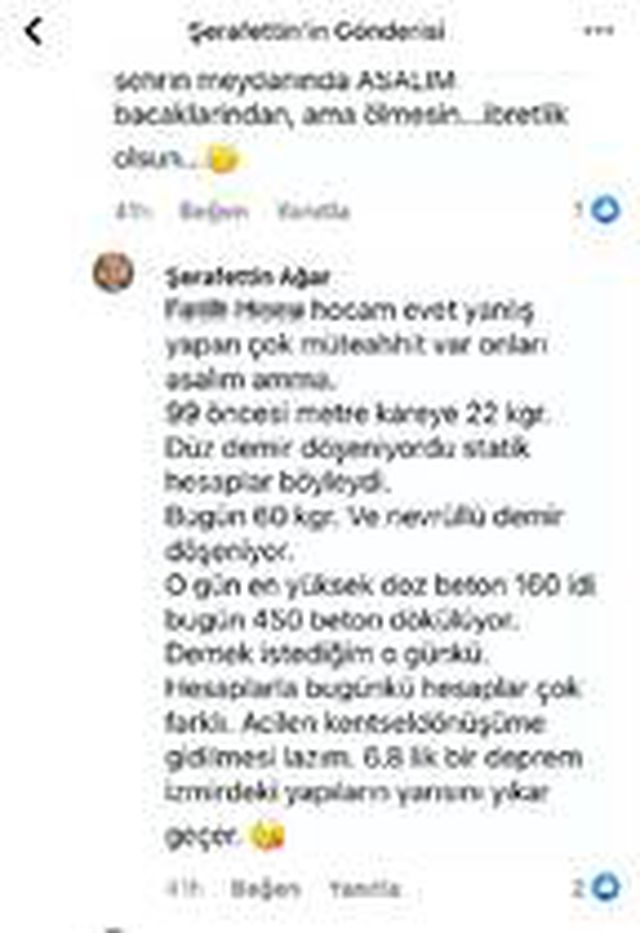 İzmir'deki depremde yıkılan binanın müteahhidi, Elazığ depremi sonrası 'Mezarda oturuyoruz' yazmış