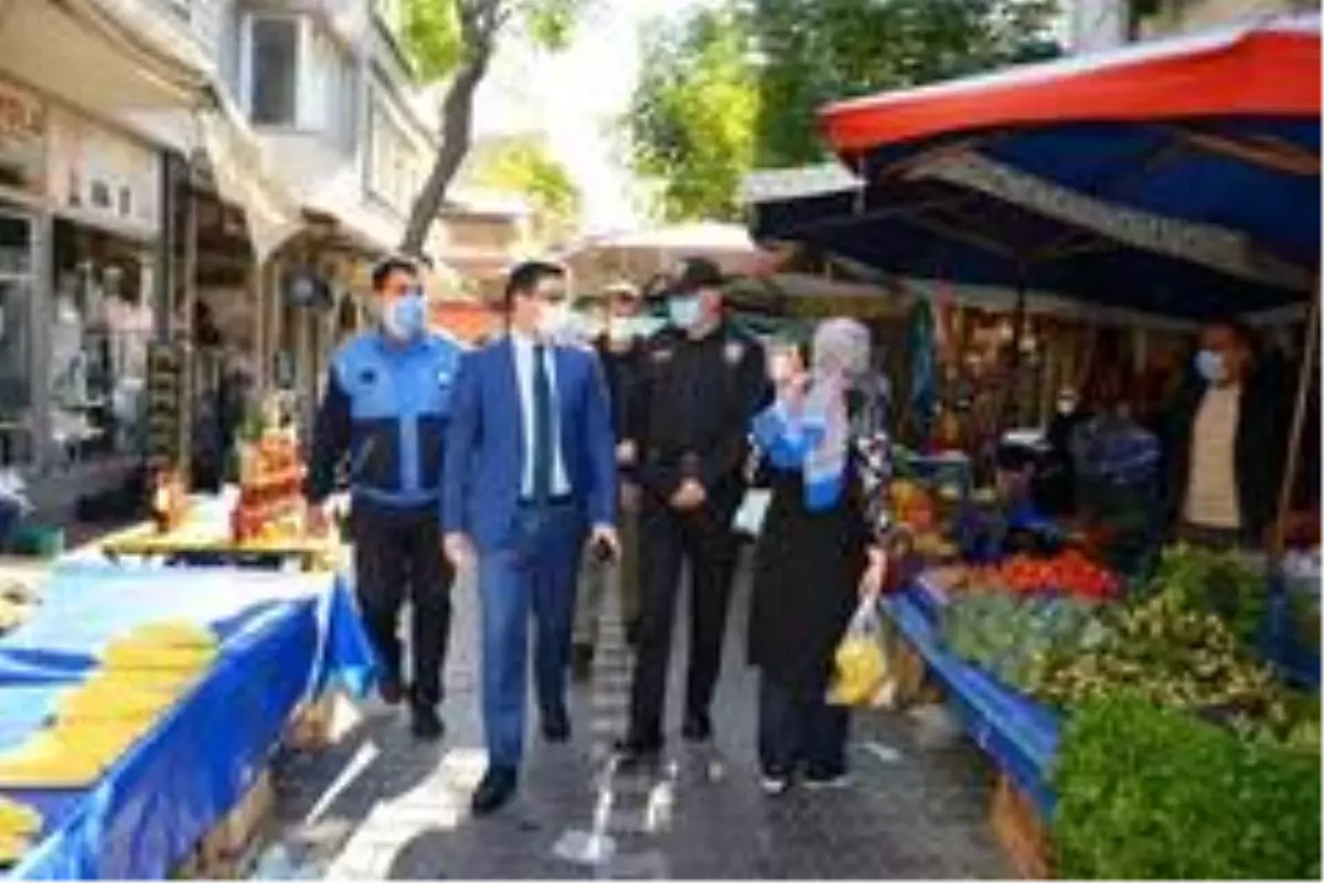 Kaymakam Ünsal'dan Covid-19 denetimi
