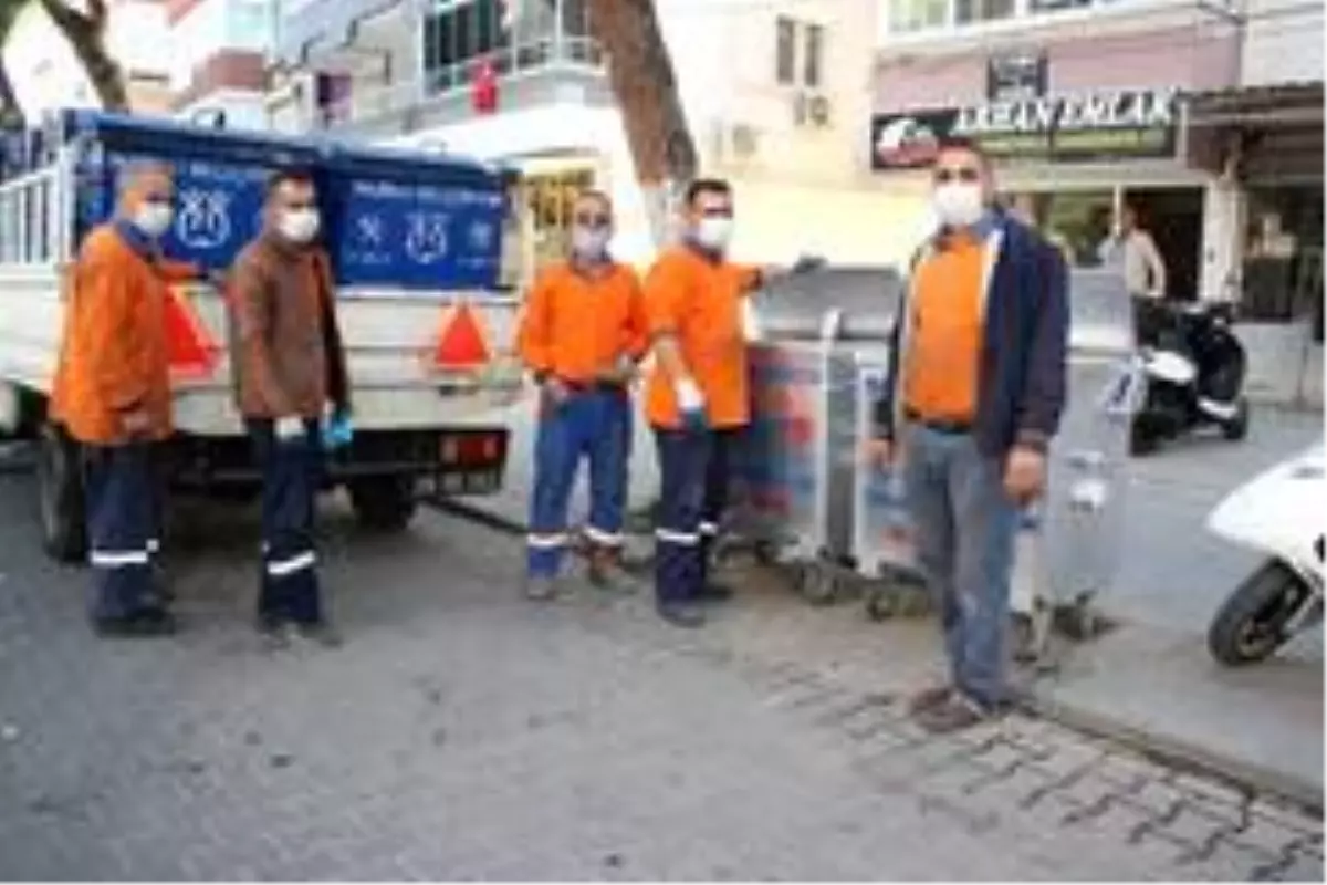 Nazilli'de çöp konteynerleri yenileniyor