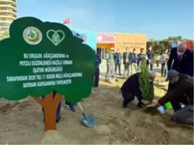 Son dakika: Nazilli'de Fidanlar Çocuklarla Birlikte Büyüyecek Son dakika: Nazilli'de Fidanlar Çocuklarla Birlikte Büyüyecek
