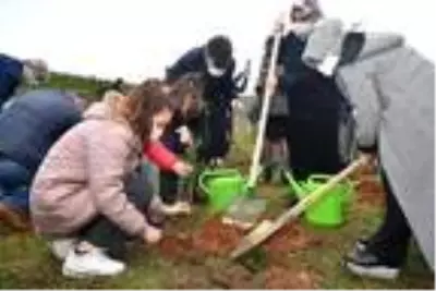 Sancaktepe?de fidanlar toprakla buluştu Sancaktepe?de fidanlar toprakla buluştu