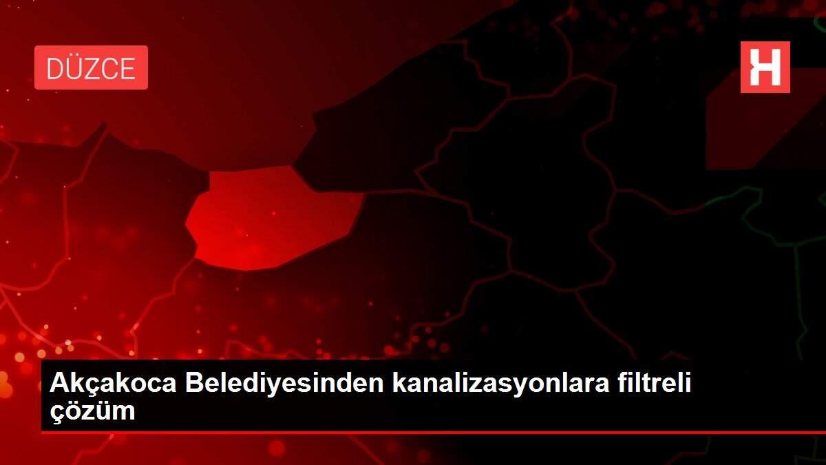 Akçakoca Belediyesinden kanalizasyonlara filtreli çözüm