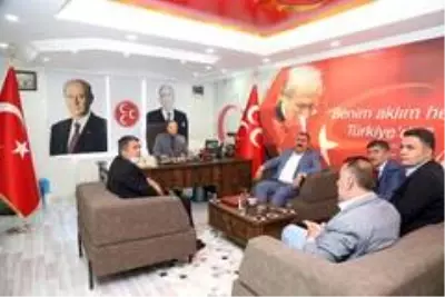 Başkan Sunar ve Başkan Eser'den Karataş'a ziyaret Başkan Sunar ve Başkan Eser'den Karataş'a ziyaret