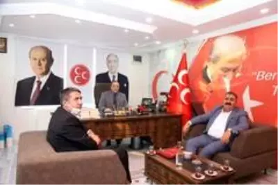 Başkan Sunar ve Başkan Eser'den Karataş'a ziyaret Başkan Sunar ve Başkan Eser'den Karataş'a ziyaret