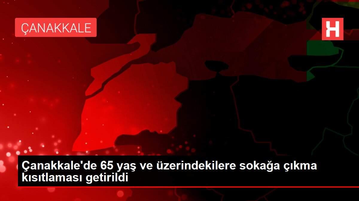 Çanakkale'de 65 yaş ve üzerindekilere sokağa çıkma kısıtlaması getirildi Çanakkale'de 65 yaş ve üzerindekilere sokağa çıkma kısıtlaması getirildi