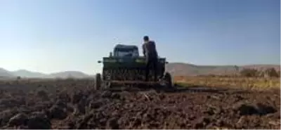 Kahramanmaraş'ta ata tohumu 'Siyez buğdayı'nın deneme ekimi yapıldı Kahramanmaraş'ta ata tohumu 'Siyez buğdayı'nın deneme ekimi yapıldı