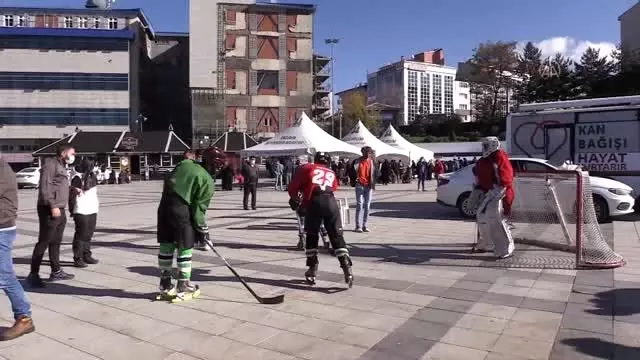 Erzurum'da kış sporları vatandaşlara tanıtıldı