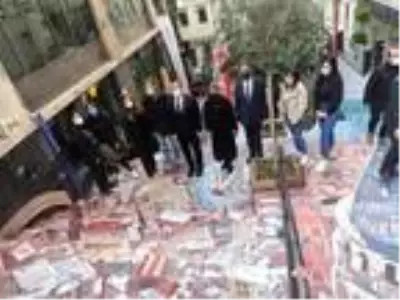 Beyoğlu'nda merdivenler sanata dönüştü
