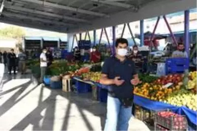 Kemer'in ilk kapalı pazar yeri Kuzdere'de hizmete girdi Kemer'in ilk kapalı pazar yeri Kuzdere'de hizmete girdi