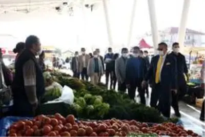 Kemer'in ilk kapalı pazar yeri Kuzdere'de hizmete girdi Kemer'in ilk kapalı pazar yeri Kuzdere'de hizmete girdi