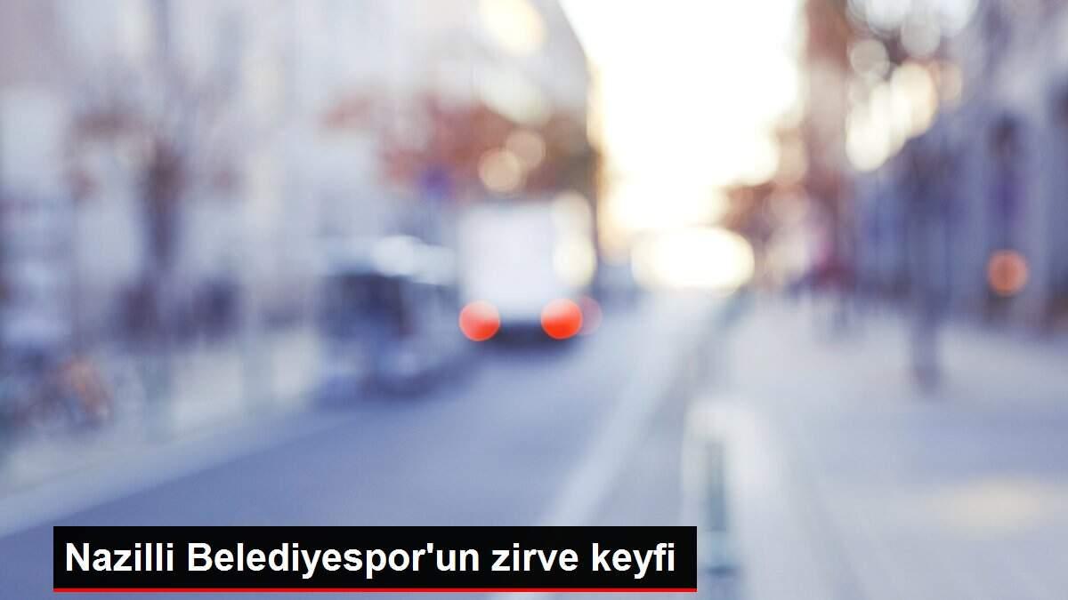 Nazilli Belediyespor'un zirve keyfi Nazilli Belediyespor'un zirve keyfi
