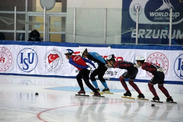 Short Track Nene Hatun Kupası yarışları 165 sporcuyla Erzurum'da başladı