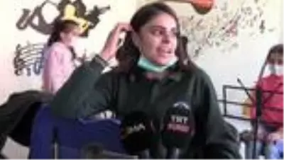 Şırnak'ta öğrenciler sanatla buluşuyor Şırnak'ta öğrenciler sanatla buluşuyor