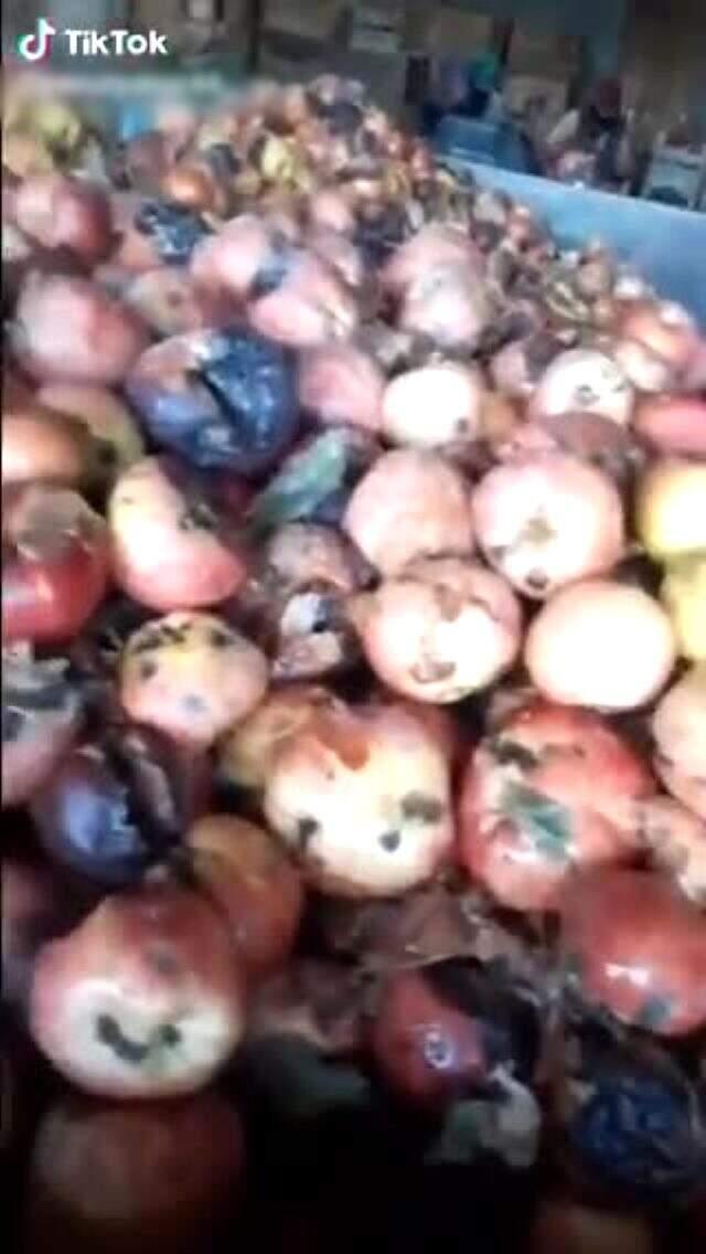 The Ministry of Agriculture and Forestry launched an investigation into images of 'fruit juice from rotten fruits'